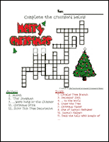 Christmas Crossword 1