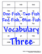 One Fish, Two Fish, Red Fish, Blue Fish Vocab 3