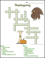 Thanksgiving Crossword 2