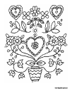 Valentine's Day Coloring Page