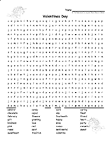 Valentine's Day Word Search 2