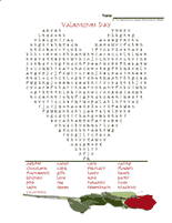Valentine's Day Word Search 4